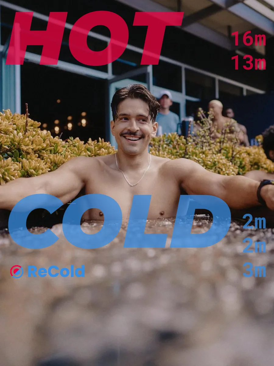 recold sauna ice bath tracker p10 ice man stats